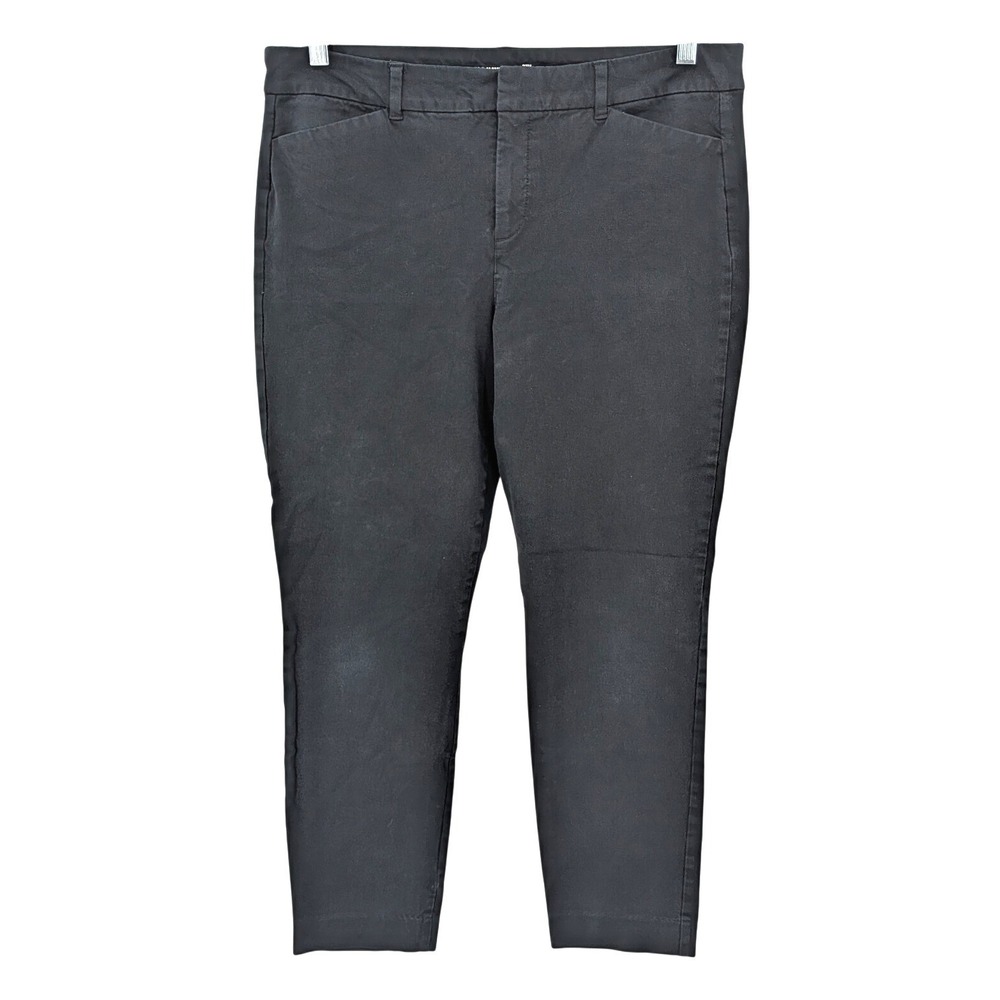 Minimalist High Rise Pixie Ankle Pants Old Navy 12 Black Slim